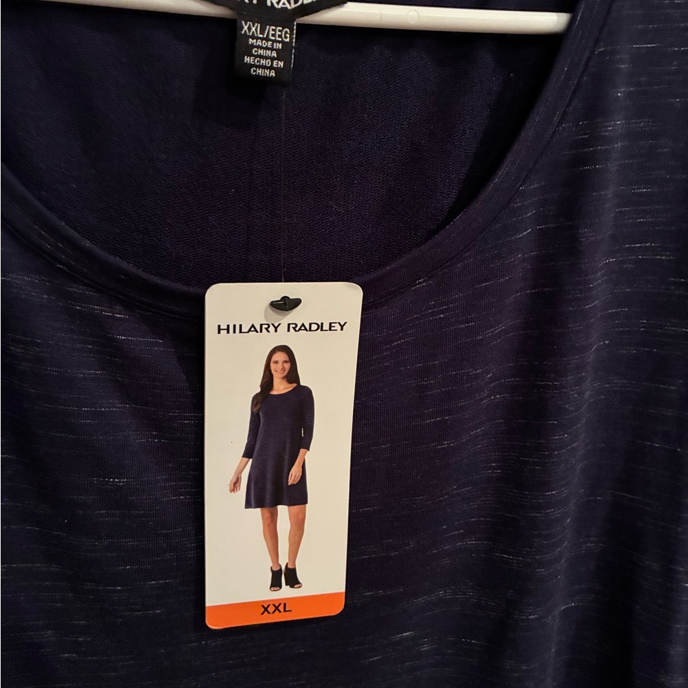Hilary Radley Navy Dress XXL